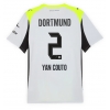 Borussia Dortmund Yan Couto #2 Bortedrakt 2025-26 Kortermet